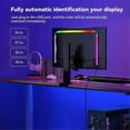 thumbnail image 1 of Bande de Synchronisation d'Écran d'Ordinateur, Moniteur à DEL RVB, Rétroéclairage PC, Lumière de Prise pour Esports, Pièce pour Moniteur de 27 Pouces, 1 of 5