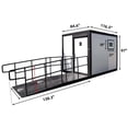 thumbnail image 2 of Chery Industrial 10ft Handicap-Accessible Portable Toilet with Shower, 2 of 13