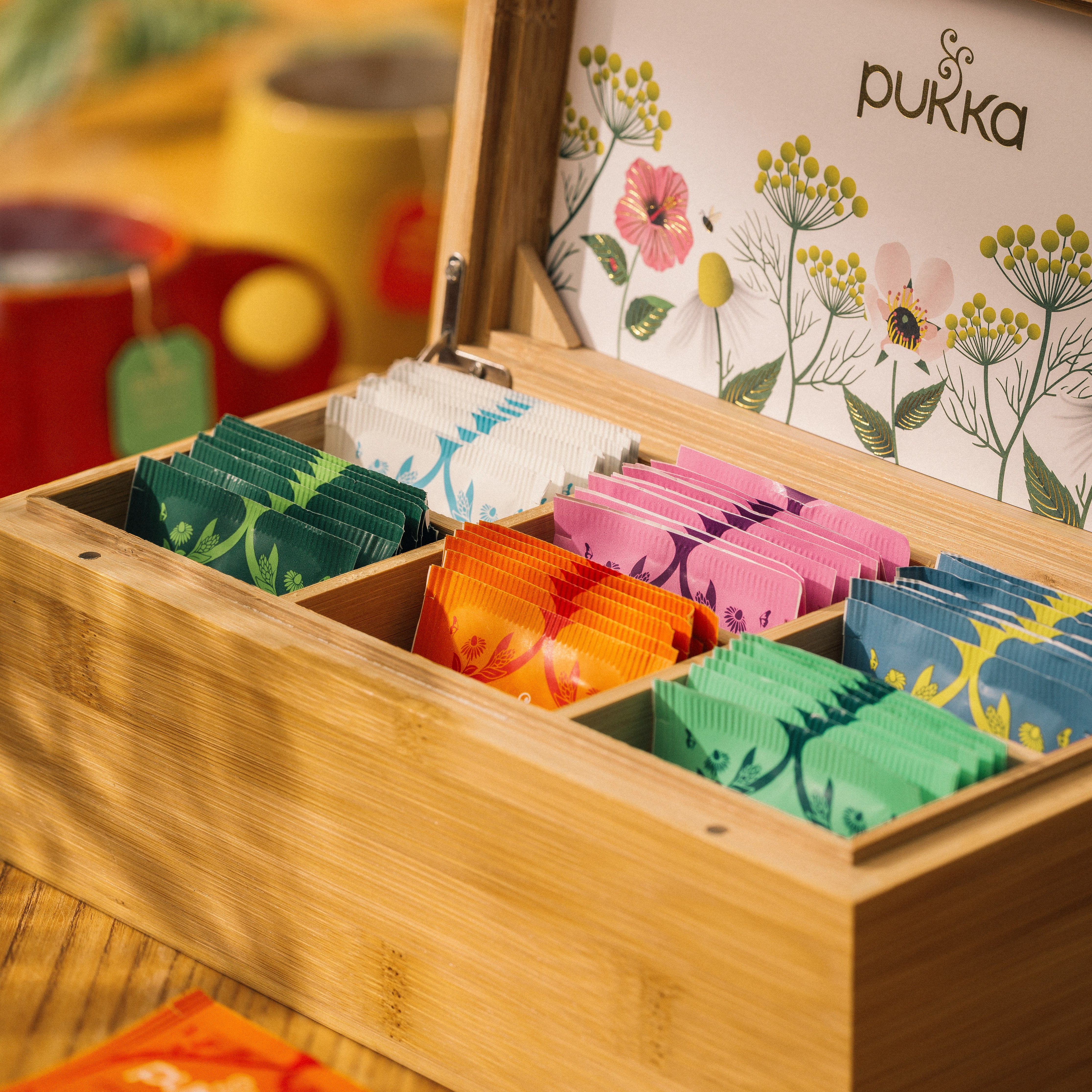 Pukka Herbal Tea Discovery Chest, 2 Gift Packs, 84 Assorted Organic Herbal Tea Bags Total (42 Each), Exquisite Bamboo Box, Premium Gift for Christmas, Birthdays & Celebrations