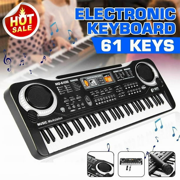 61Key Digital Electric Piano Keyboard Portable MultiFunctional
