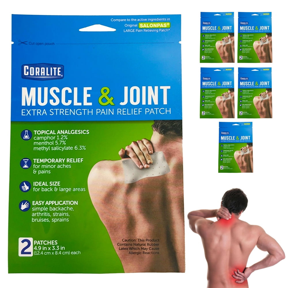 12 Pain Relief Patches Arthritis Back Waist Muscle Joint Shoulder