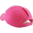 thumbnail image 6 of Ponytail Messy High Bun Adjustable Washed Cotton Baseball Cap, 6 of 9