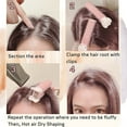 thumbnail image 2 of Clips Moelleux de Racine de Cheveux Franges Coiffure Épingles à Cheveux Paresseux Femmes Bouclés Tube Portable Voyage Rouleaux de Bigoudis Lavables 2PCS Rose, 2 of 8