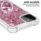 thumbnail image 3 of Funda para Samsung Galaxy A22 5G con Brillo Líquido Flotante, Purpurina, Parachoques y Anillo Giratorio Soporte, 3 of 5