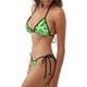 thumbnail image 2 of Balery Green Lizard Pijama Estampado Bikini de Dos Piezas para Mujer - Conjunto de Bikini Ajustable Sexy y Cómodo para Playa, 2 of 6