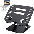 thumbnail image 1 of Laptop Stand for Desk Ergonomic Aluminum Alloy Laptop Holder Adjustable Height Computer Stand Notebook Riser Compatible with MacBook Pro Air, Dell, HP, Lenovo, 1 of 6