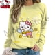 thumbnail image 1 of Sudaderas de manga larga para mujer, suéteres encantadores de Hello Kitty con cuello redondo, ropa de calle Y2k 2024 S-3XL, ropa nueva de alta calidad Kawaii, 1 of 1