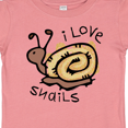 thumbnail image 4 of Inktastic I Love Snails Boys or Girls Baby T-Shirt, 4 of 5