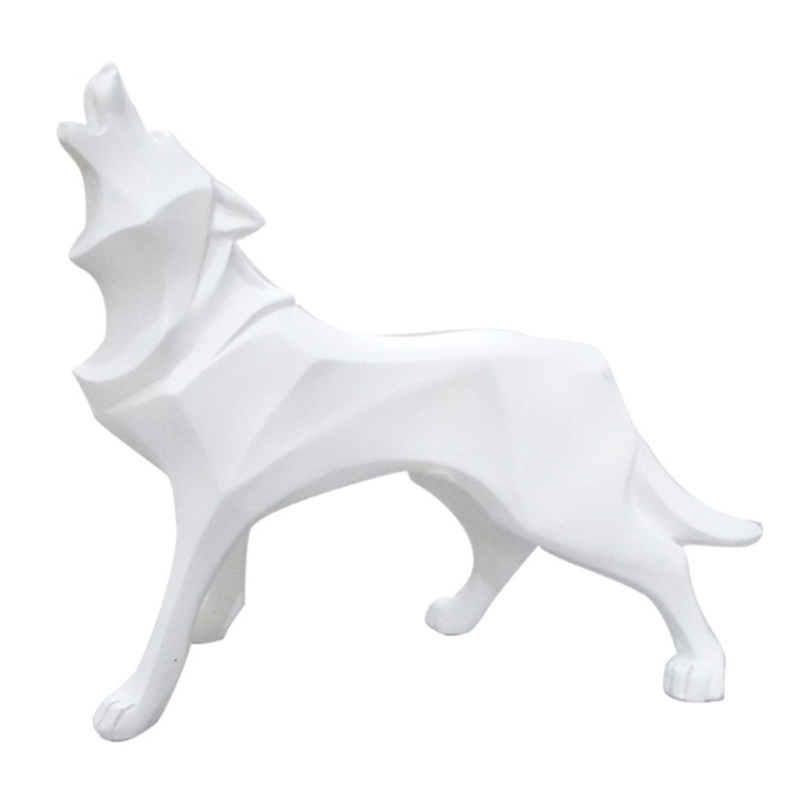 Resin MINI Wild animal wolf Hand Painted simulation model Figurine statue