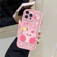 thumbnail image 3 of Lovely Stars k-kirby funda de teléfono mate para iPhone 14, 15 Pro Max, 13, 12, 11, X, XS, XR, 7, 8 Plus, SE 2020, funda de silicona suave a prueba de golpes, 3 of 5
