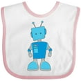 thumbnail image 3 of Inktastic Blue robot Boys or Girls Baby Bib, 3 of 4