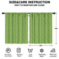 thumbnail image 2 of Blackout Kids Curtains,Green Bigfoot Pattern Childrens Insulated Curtains Set Of 2,Bedroom Essentials,Toddler Room Decor 42x54in(106x137cm), 2 of 5