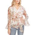 thumbnail image 1 of Blusa para mujer Vince Camuto Peplum Blanco Roto Peplo Pequeña, 1 of 1