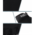 thumbnail image 3 of Guantes de levantamiento de pesas con amortiguador permeable al aire para entrenamiento de rendimiento, gimnasia, levantamiento de pesas, gimnasio, ciclismo y fitness (código L negro) ER, 3 of 5