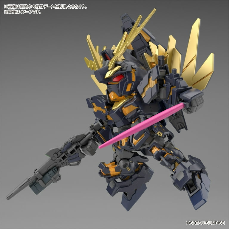 Gundam SD Gundam Cross Silhouette Model Kit: #19 Unicorn Gundam 02