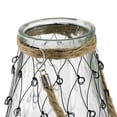 thumbnail image 6 of A & B Home Transitional Teardrop Clear And Black Vase With Handle 77652, 6 of 7