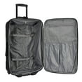 thumbnail image 3 of Travel Select Amsterdam Expandable Rolling Upright Luggage, Orange, 25" Checked Medium, 3 of 10