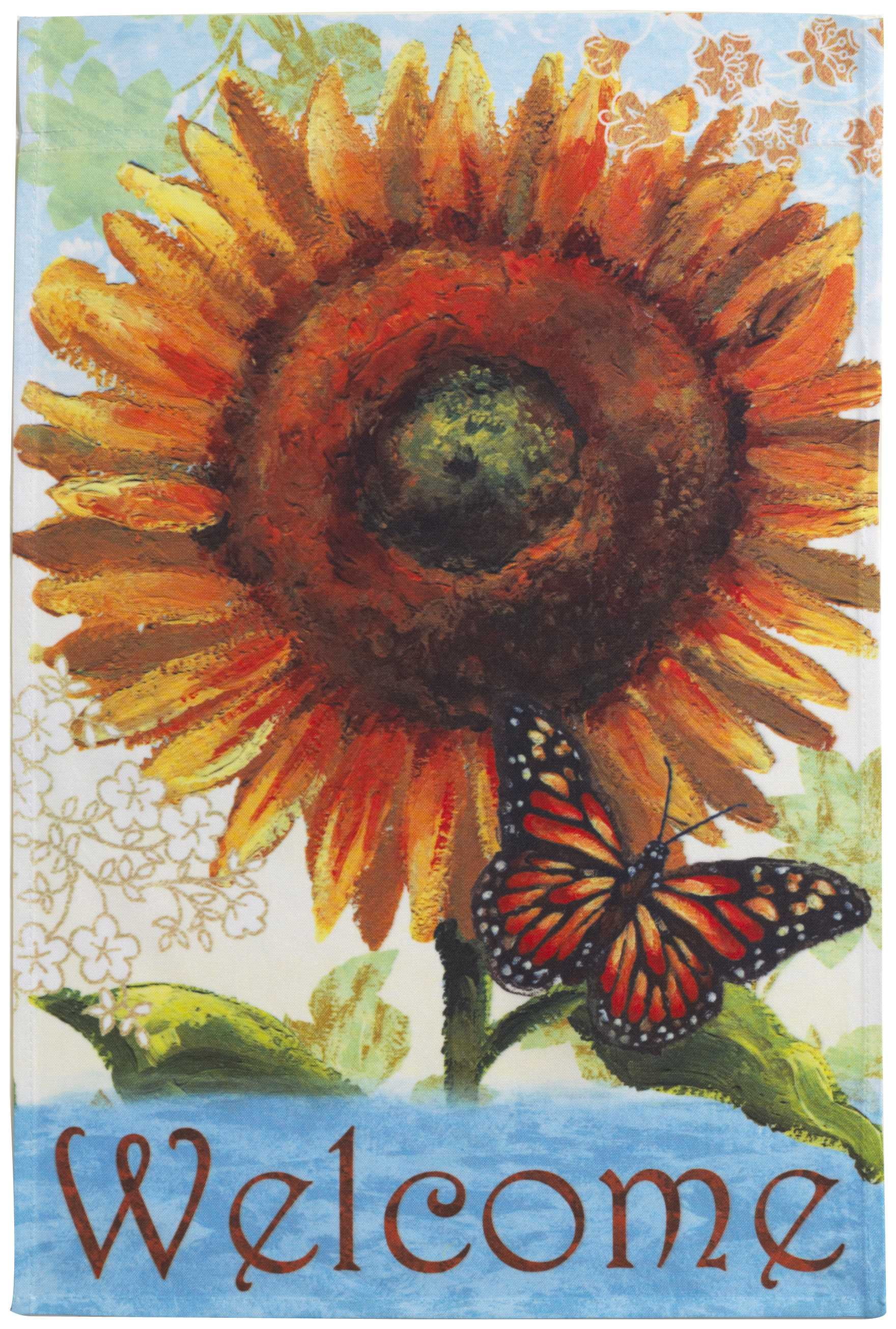 Lawn Flag Sunflower Garden Accents Garden Flag (12