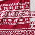 thumbnail image 5 of Better Homes & Gardens Cozy Knit Fair Isle Couch Throw Blanket, Red, 50 x 72 in, 5 of 9