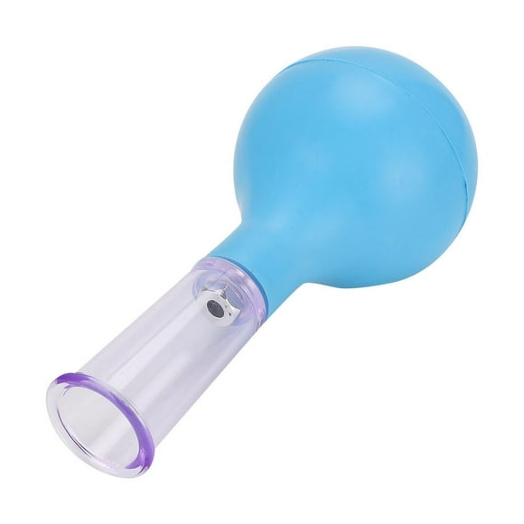 Herwey PC Rubber Ball Cupping Body Massage Health Care Vacuum Therapy Cupping Blue
