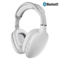Hypercel HyperGear VIBE Wireless Over-Ear Bluetooth Headphones with USB-C Cable, White