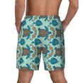 thumbnail image 4 of Goofa Turtles And Seahorses Printed Men's Swim Trunks Board Shorts Quick Dry Mens Swimming Trunks with Compression Liner,Breathable Fit Hawaii Beach Shorts-Large, 4 of 9