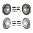 thumbnail image 1 of Transit Auto Front Rear Coated Disc Brake Rotors and Semi-Metallic Pads Kit for Car 2013-2014 Chevrolet Sonic RS KGF-100623, 1 of 11