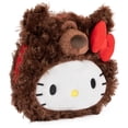 thumbnail image 3 of Funda de peluche GUND Sanrio Hello Kitty Philbin con forma de osito de peluche, color marrón, 3 of 7