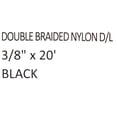 thumbnail image 4 of SeaGrace Boat Dock Line | Double Braided 3/8 Inch x 20 FT Black, 4 of 4