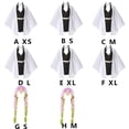 thumbnail image 3 of Qarigey Traje de ropa transpirable para mujer, ropa respetuosa con la piel, postizo, lavable, reutilizable, accesorios de fiesta, disfraz de Cosplay con Disfraces de disfraces Trago Qarigey AP012667-07, 3 of 5