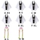 thumbnail image 3 of Qarigey Traje de ropa transpirable para mujer, ropa respetuosa con la piel, postizo, lavable, reutilizable, accesorios de fiesta, disfraz de Cosplay con Disfraces de disfraces Trago Qarigey AP012667-07, 3 of 5