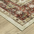 thumbnail image 2 of Oriental Weavers Sumter SUM05 Ivory/Rust Red Machine Washable Indoor Area Rug - 5' x 7', 2 of 3