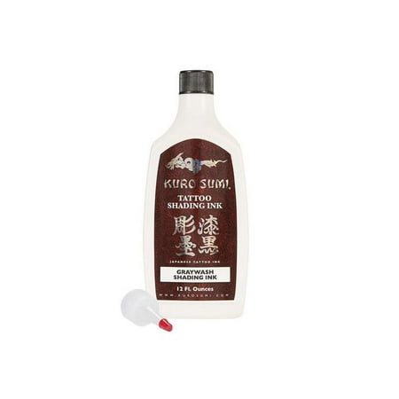 Shading Ink - Kuro Sumi Graywash Shading Tattoo Ink - 12 Oz