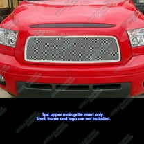 APS Compatible with Toyota Tundra 2007-2009 Main Upper Stainless Steel Chrome Mesh Grille Insert T75464T