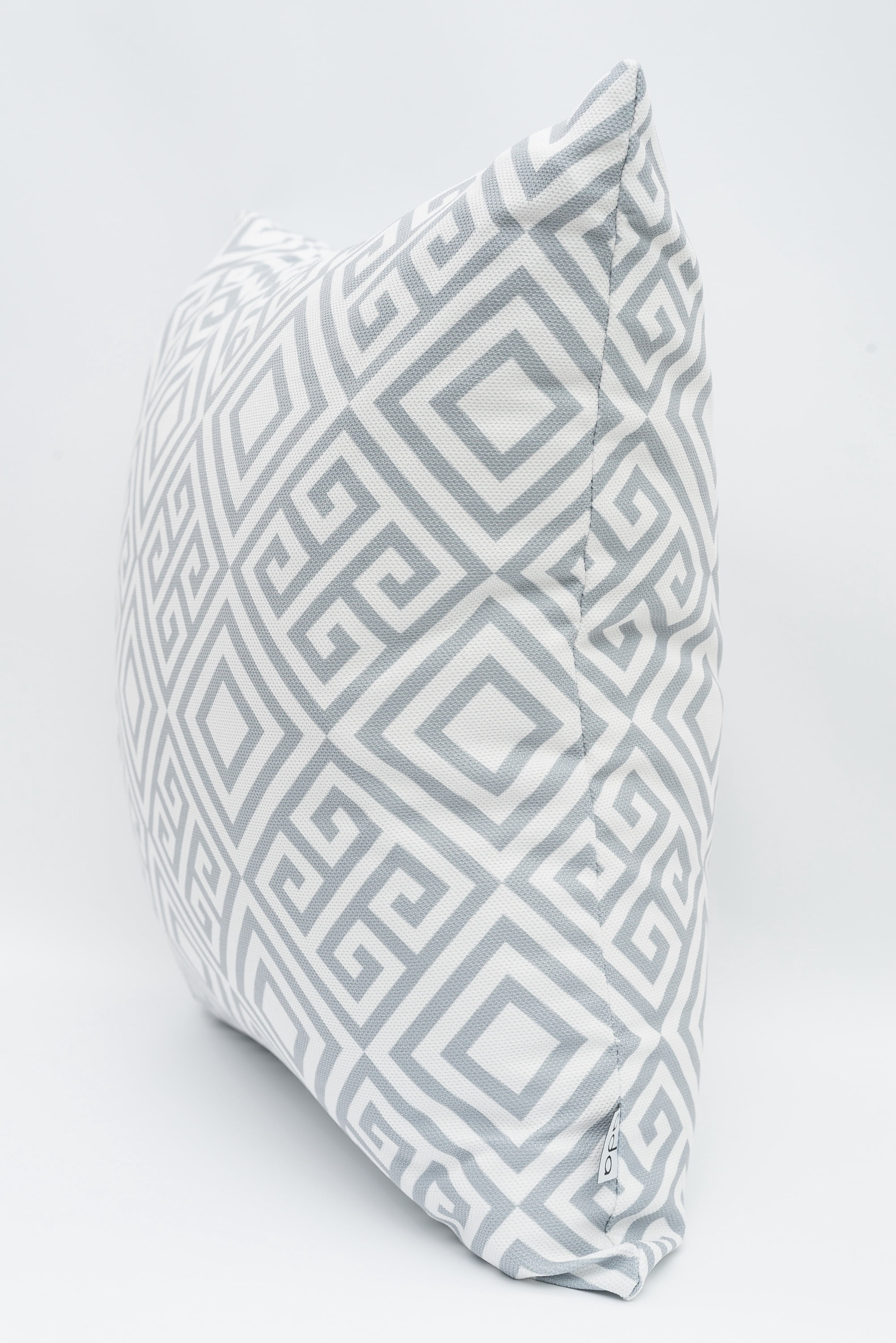 Ada Home Decor Gray Geometric Contemporary Pillow