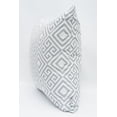 thumbnail image 3 of Ada Home Decor Gray Geometric Contemporary Pillow, 3 of 6