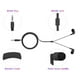 thumbnail image 2 of Auriculares QIDAIZUOEN, 100 paquetes, con cable, desechables, negros, 2 of 9