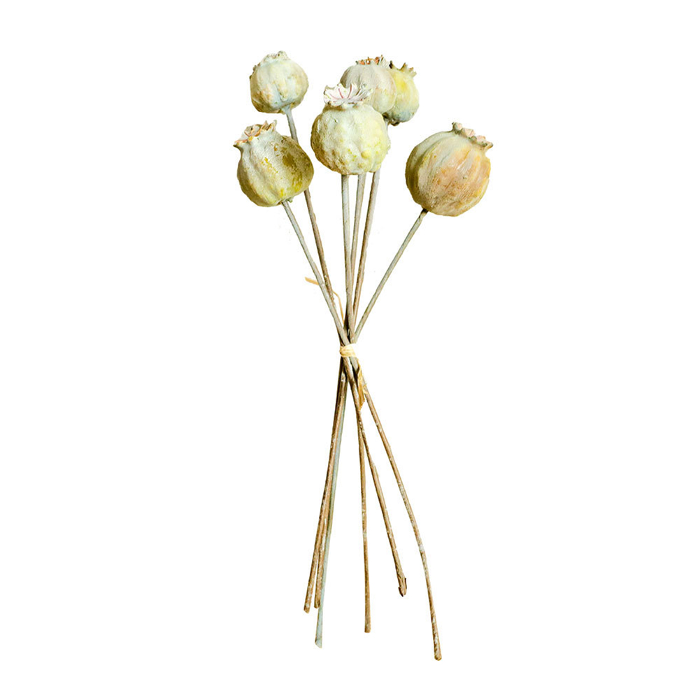 Grandest Birch 5 Bouquet Artificial Dried Fruit Flower Ornament Wedding Party Christmas Decor,Gray Green