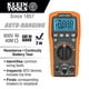 thumbnail image 2 of Multicomprobador digital Klein Tools ET270 con rango automático AC/DC, 2 of 9