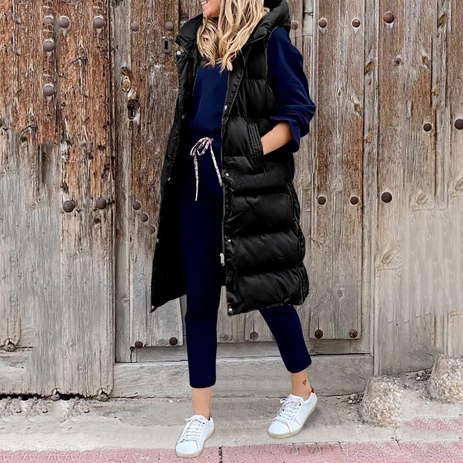 Gilet long femme hotsell