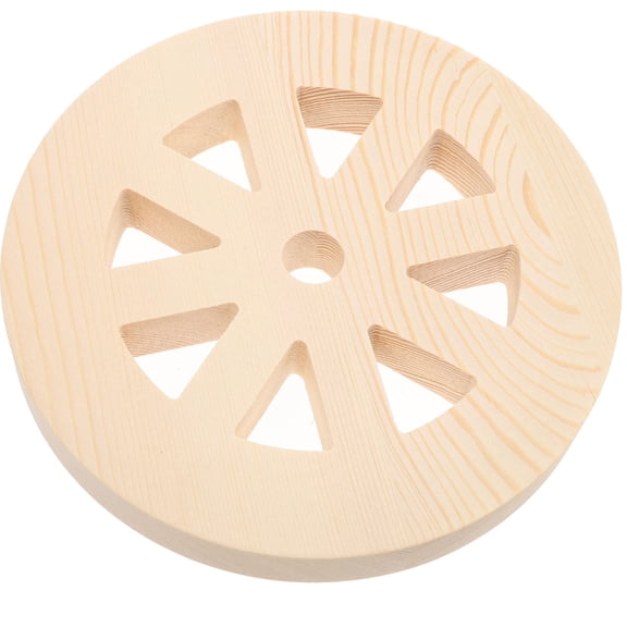 UPOUART Retro Decor Wooden Wheel Decoration Wood Wall Mount Adults Living Room 1Pack