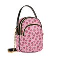 thumbnail image 7 of FORMRS Crossbody Bag for Women Quilted Travel Shoulder Cell Phone Purse with Chain Strap Handbag, Strawberry Bliss, 7 of 7