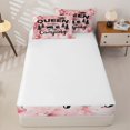 thumbnail image 4 of Erosebridal Happy Camping Themed Zipper Full Size Comforter Sets with Fitted Sheet and 2 Pillowcases, Retro Lodge Cabin Zipper Bedding Set, 4 of 7