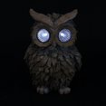 thumbnail image 5 of Búho de luz solar Decorativo Animal Pájaro Escultura decorativa llevada al aire libre Novedad Luz de jardín solar, 11 Feliz Sencillez, 5 of 5