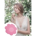 thumbnail image 5 of Glitters Nipple Cover Pasties Disposable Nipple Covers No Show Satin Breast Stickers Self Adhesive Pasties for Women, 5 of 15