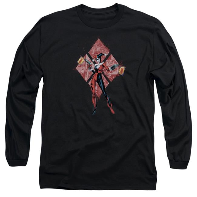 Adult Work Shirt Diamonds Harley Quinn Batman