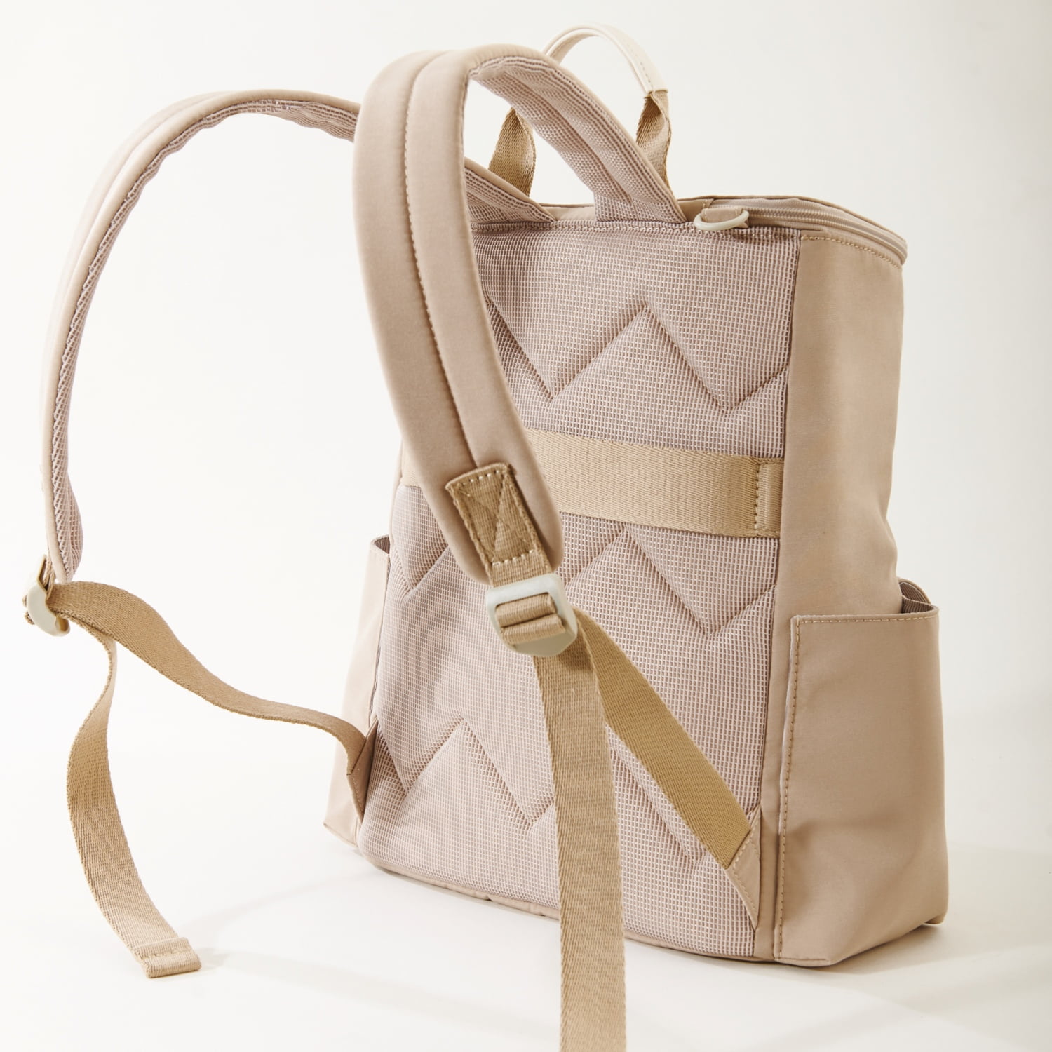 Sunveno Deluxe Diaper Backpack Large Capacity Backpack Diaper Bag in Brown