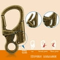 thumbnail image 4 of Ahiller Classic style keychain - double lock carabiner design, stainless steel, alloy products. Multi-function keychain, 4 of 9