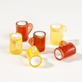 thumbnail image 1 of LOLIPPYY 20 Pcs Mini Bière Artisanat Simulation Tasses à Bière en Résine Forme de Chope Design Compact, 1 of 8
