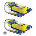 thumbnail image 3 of AIRHEAD EZ Ski Inflatable Trainer Junior Child Kids Single Skier Tube (2 Pack), 3 of 7